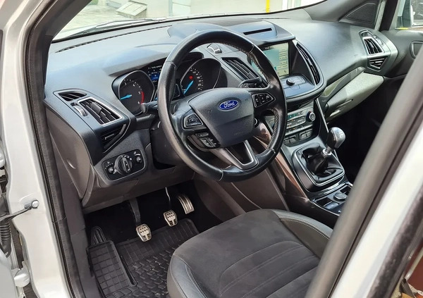 Ford Kuga cena 77900 przebieg: 71000, rok produkcji 2017 z Bielsk Podlaski małe 704